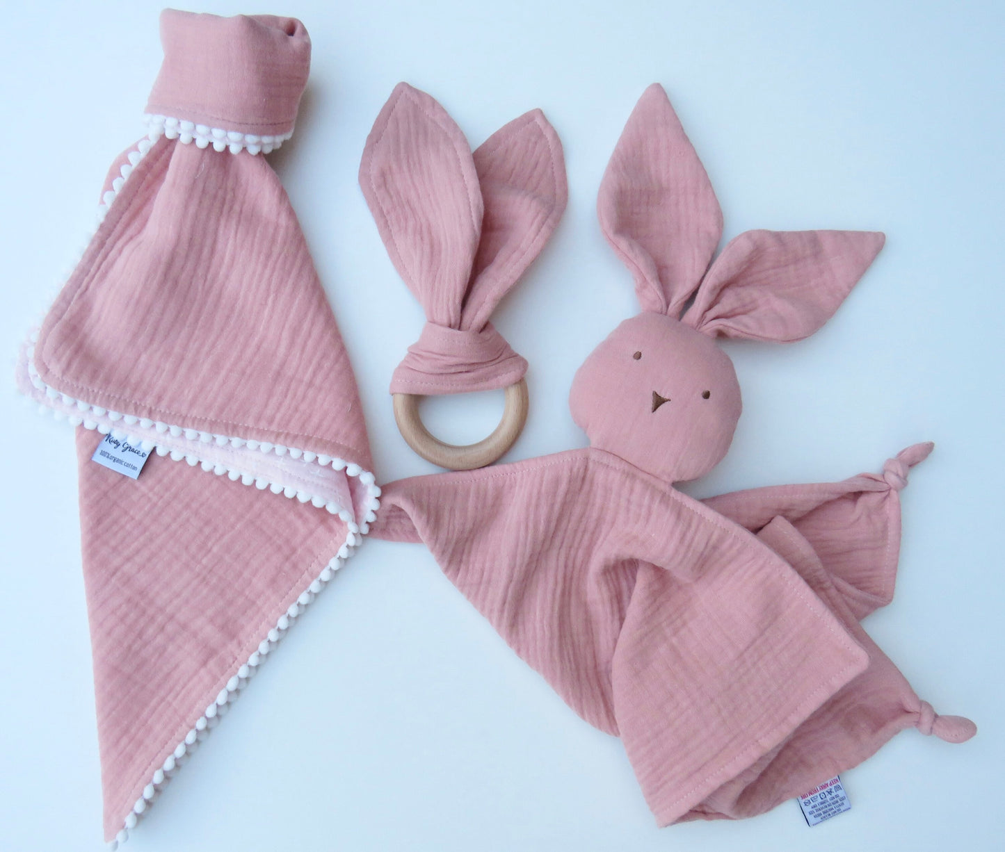 Personalised Comforter, Comfort Blanket & Teether