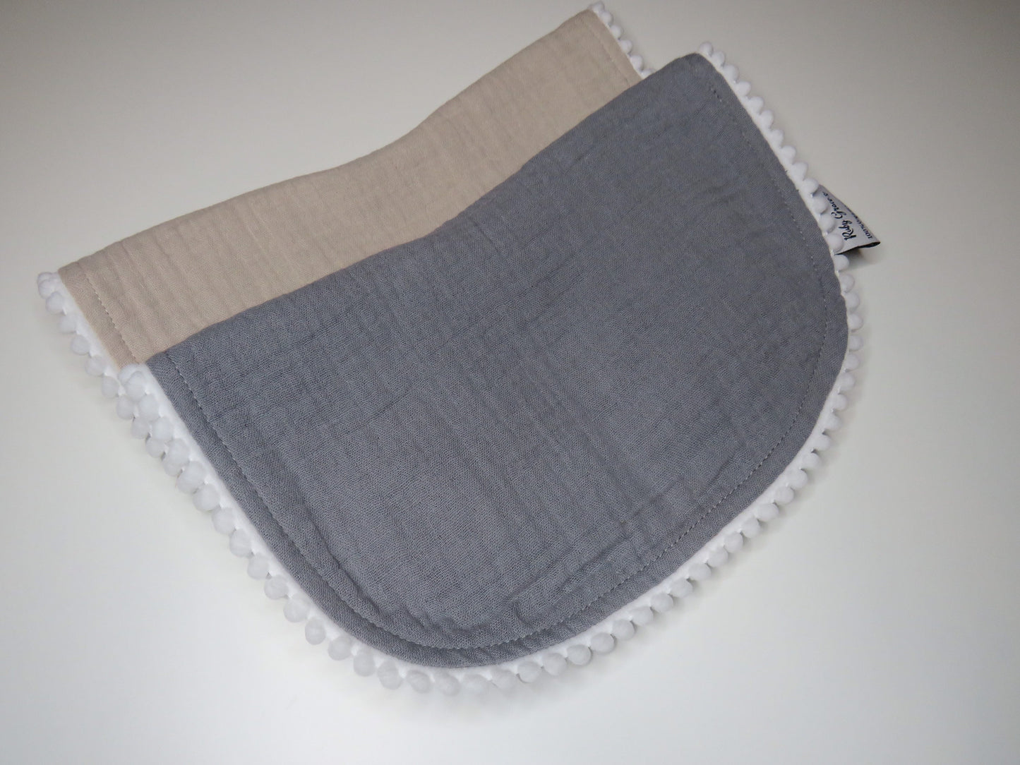 Personalised Pom Pom Bib Set