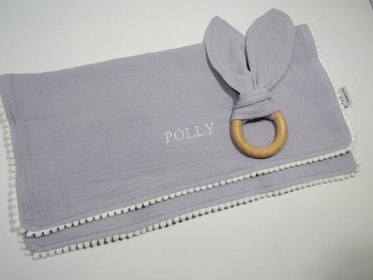 Personalised Comforter Blanket & Teether