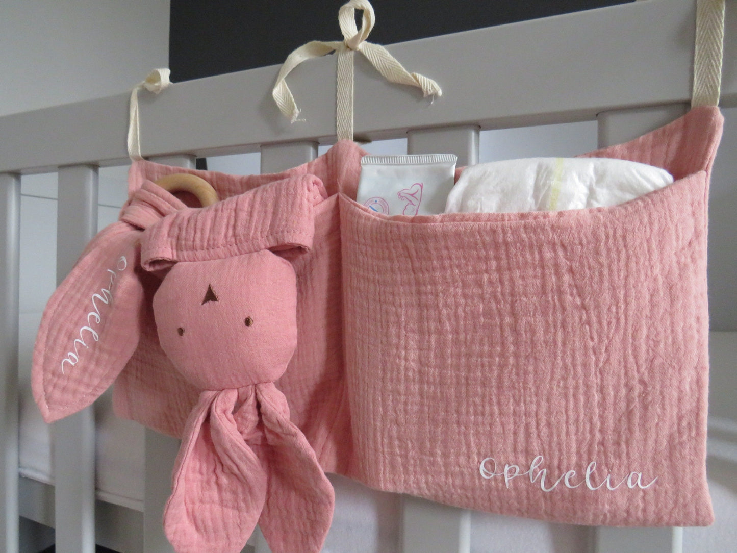 Personalised Nursery Cot Organiser