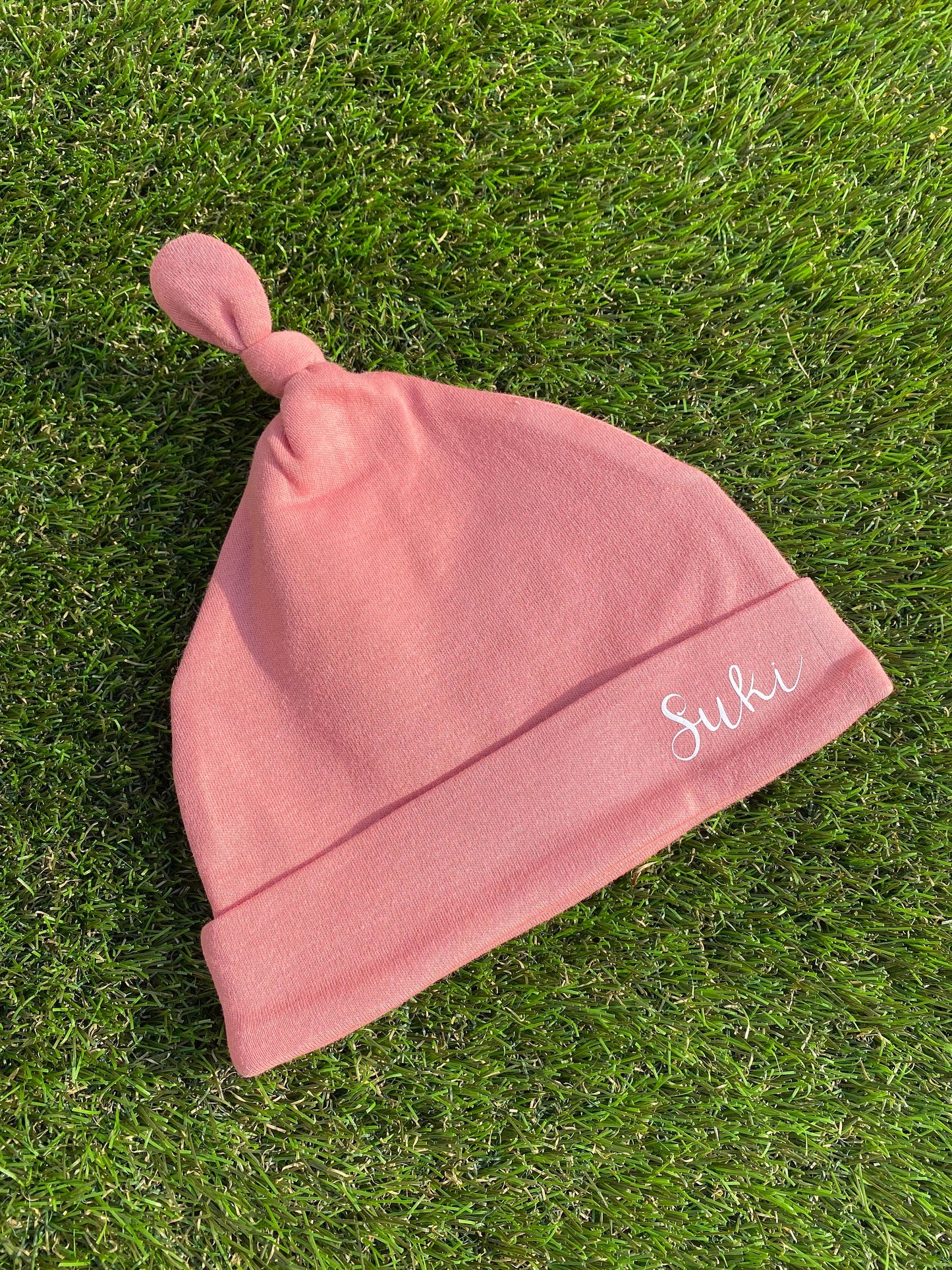 Personalised Knotted Newborn Hat