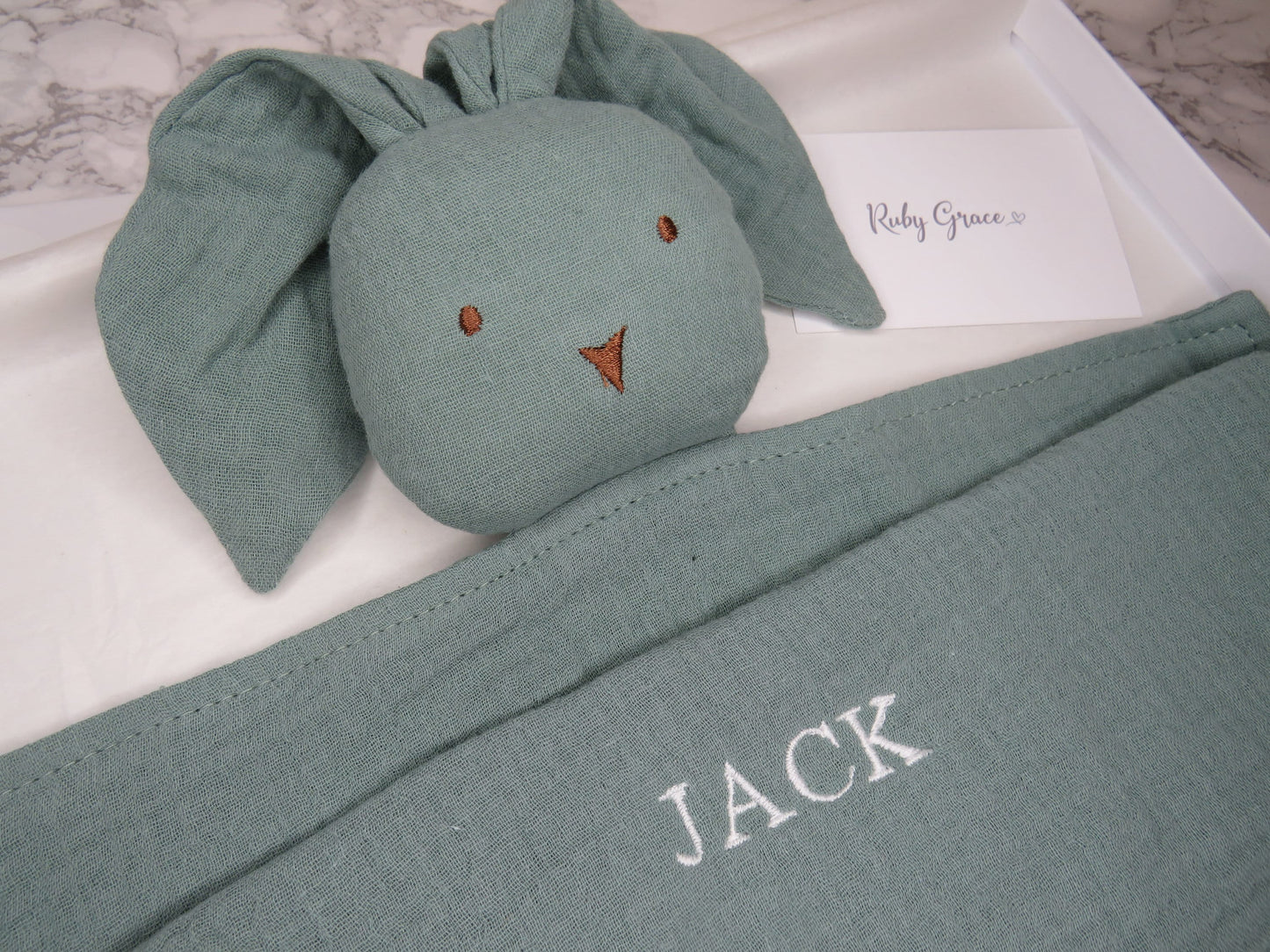 Personalised Comforter Blanket Bunny